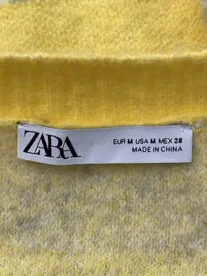 ZARA/ザラ/カーディガン/ボレロ/トップス/イエロー/USA M