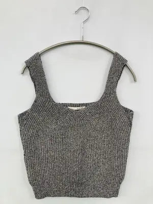 qualite/タンクトップ/トップス/ネイビー/F