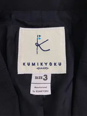 KUMIKYOKU/クミキョク/セットアップ/ジャケット/アウター/ブラック/3