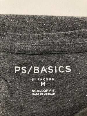 PS/BASICS/Tシャツ/カットソー/トップス/グレー/M