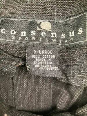 consensus/シャツ/ブラウス/トップス/ブラック/X-LARGE