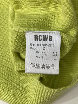 RCWB/カーディガン/ボレロ/トップス/ライトグリーン/S