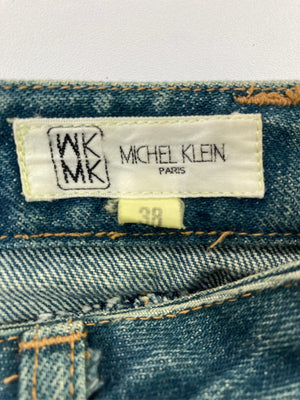 MICHEL KLEIN/ミッシェルクラン/デニムスカート/スカート/ブルー/38