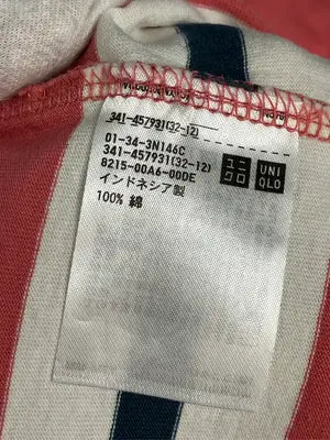 UNIQLO/ユニクロ/Tシャツ/カットソー/トップス/レッド/L