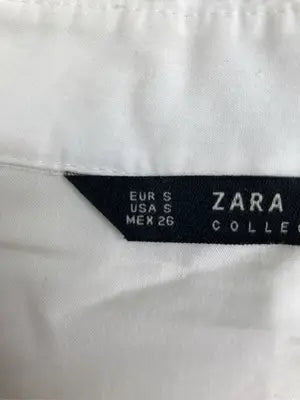 ZARA BASIC/ザラベーシック/シャツ/ブラウス/トップス/ホワイト/S