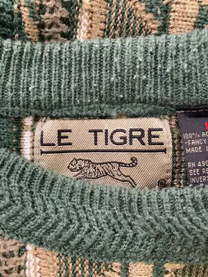 Le TIGRE/ニット/セーター/トップス/グリーン/M