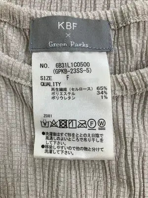KBF/ケービーエフ/Tシャツ/カットソー/トップス/グレー/F