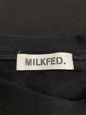 MILK FED./ミルクフェド/Tシャツ/カットソー/トップス/ブラック/ONE SIZE