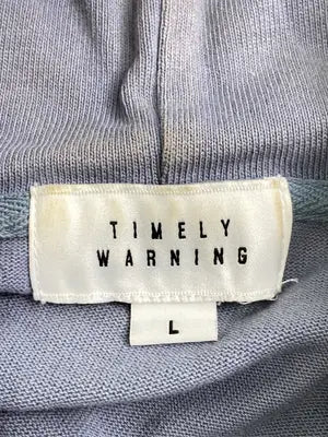TIMELY WARNING/タイムリーワーニング/パーカー/トップス/グレー/L
