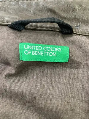 UNITED COLORS OF BENETTON/ユナイテッドカラーズオブベネトン/レザージャケット/ジャケット/アウター/ブラウン