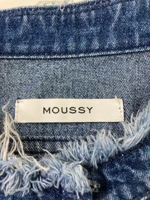 MOUSSY/マウジー/Tシャツ/カットソー/トップス/ブルー/FREE