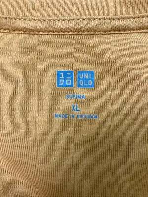 UNIQLO/ユニクロ/Tシャツ/カットソー/トップス/オレンジ/XL