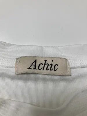 Achic/アシック/Tシャツ/カットソー/トップス/ホワイト