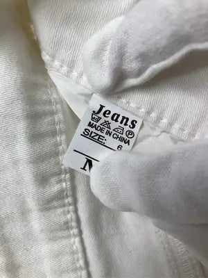JEANS/ジーンズ/その他パンツ/パンツ/ホワイト/M   SIZE6