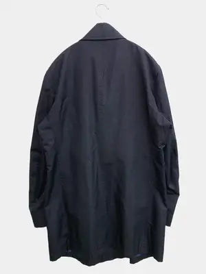 LANVIN/ランバン/ステンカラーコート/ジャケット/アウター/ネイビー/R46