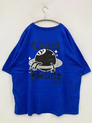 Attitude makes style!/アティチュードメイクススタイル/Tシャツ/カットソー/トップス/ブルー/M