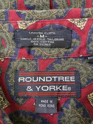 ROUNDTREE &YORKE/ラウンドツリーアンドヨーク/シャツ/ブラウス/トップス/レッド/M