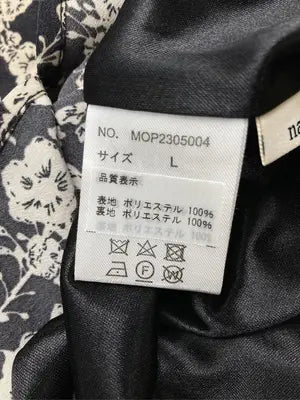 nairo/ナイロ/シャツワンピース/ワンピース/ドレス/ブラック/L