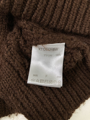 kutir/クティール/ニット/セーター/トップス/ブラウン/F