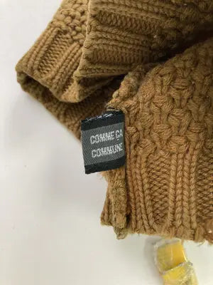 COMME CA COMMUNE/コムサコミューン/ニットキャップ/ビーニー/帽子/ブラウン