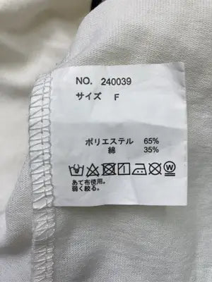 GORGE/ジョージ/Tシャツ/カットソー/トップス/ホワイト/F
