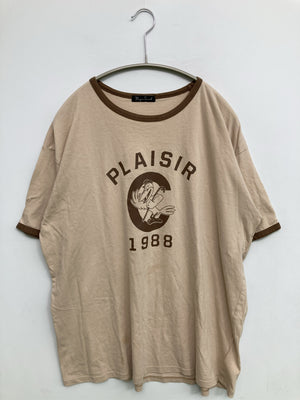 MAGIC SOUND/マジックサウンド/Tシャツ/カットソー/トップス/ベージュ/L