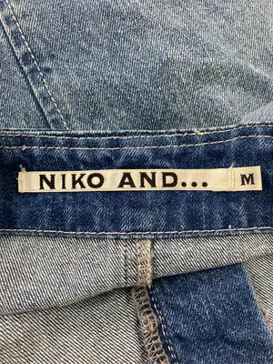 niko and .../ニコアンド/ジャンパースカート/ワンピース/ドレス/ブルー/M
