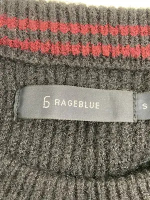 RAGEBLUE/レイジブルー/ニット/セーター/トップス/ブラック/S