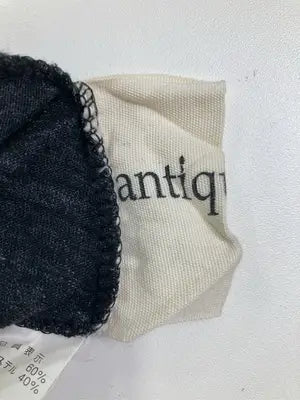 ANTIQUA/アンティカ/Tシャツ/カットソー/トップス/ブラック