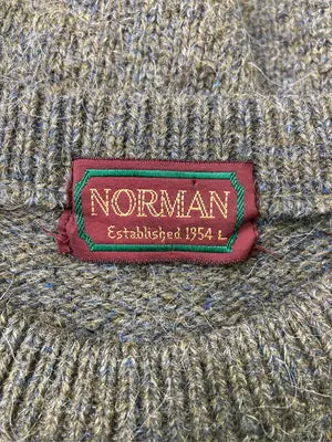 NORMAN/ニット/セーター/トップス/カーキ/L