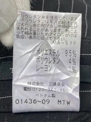 TRANS WORK/トランスワーク/スラックス/パンツ/ブラック/48