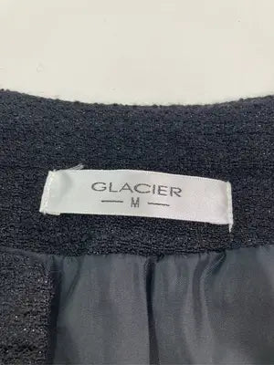 GLACIER/グラシア/ノーカラージャケット/ジャケット/アウター/ブラック/M