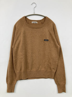 MILK FED./ミルクフェド/ニット/セーター/トップス/ブラウン/ONE SIZE