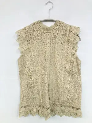 continuer de NICE CLAUP/コンティニューデナイスクラップ/ノースリーブ/トップス/ベージュ/F