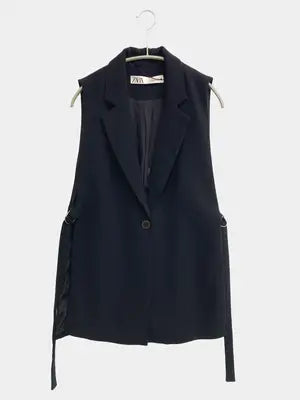 ZARA/ザラ/ベスト/トップス/ブラック/USA XS