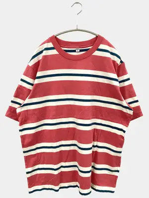 UNIQLO/ユニクロ/Tシャツ/カットソー/トップス/レッド/L