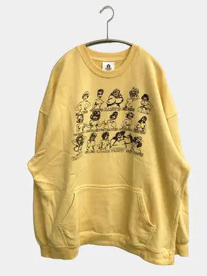 homspun/ホームスパン/スウェット/トップス/イエロー/2XL