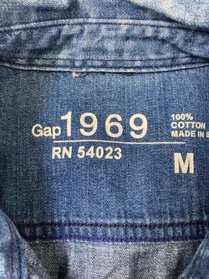 GAP/ギャップ/シャツ/ブラウス/トップス/ブルー/M