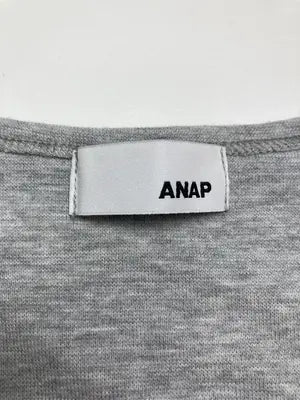 ANAP/アナップ/Tシャツ/カットソー/トップス/グレー/F