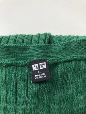 UNIQLO/ユニクロ/カーディガン/ボレロ/トップス/グリーン/L