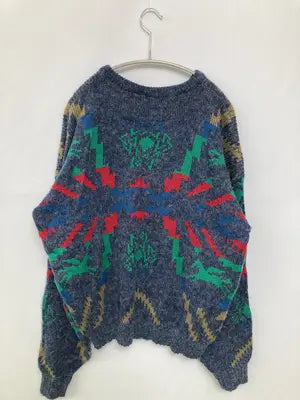 SWEATERS/ニット/セーター/トップス/ブルー/L