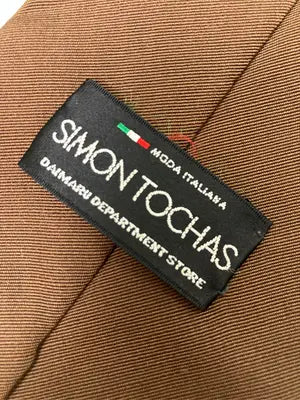 SIMON TOCHAS/ネクタイ/ファッション雑貨/ブラウン