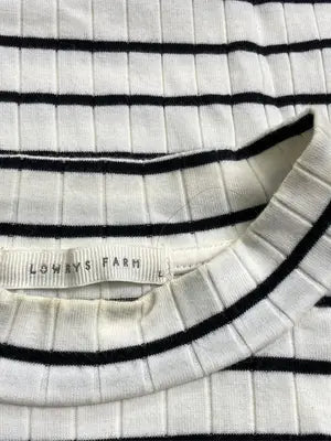 LOWRYS FARM/ローリーズファーム/Tシャツ/カットソー/トップス/ホワイト/L