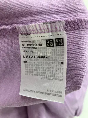 UNIQLO/ユニクロ/Tシャツ/カットソー/トップス/パープル/L