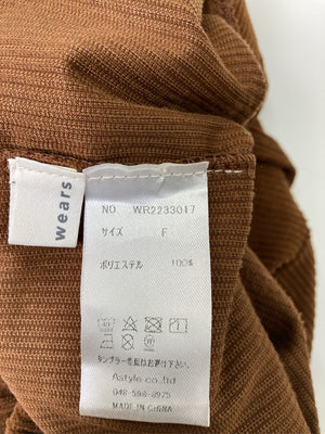 W wears/その他パンツ/パンツ/ブラウン/F