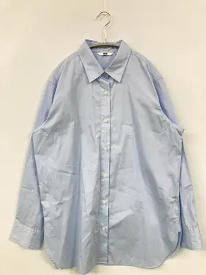 UNIQLO/ユニクロ/シャツ/ブラウス/トップス/スカイブルー/XL