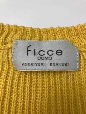 ficce/フィッチェ/ニット/セーター/トップス/イエロー