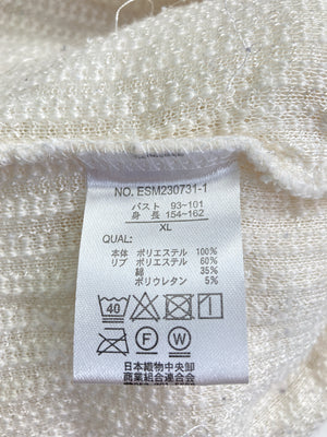 ESSEME/ベスト/トップス/ホワイト/XL