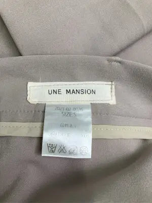 UNE MANSION/ウメマンション/スラックス/パンツ/ベージュ/S