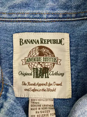 BANANA REPUBLIC/バナナリパブリック/シャツ/ブラウス/トップス/ブルー/M